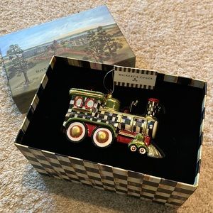 Mackenzie-Childs Christmas Choo Choo Ornament